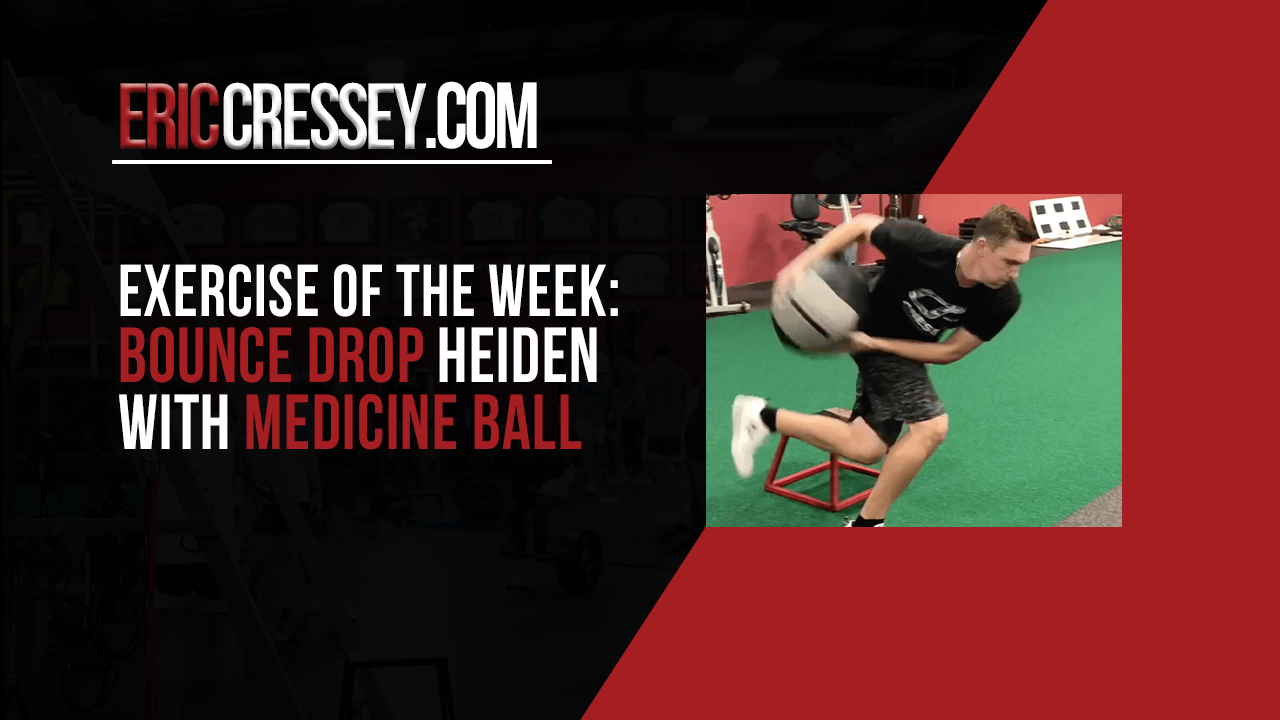 exercise of the week bounce hiden with med ball_