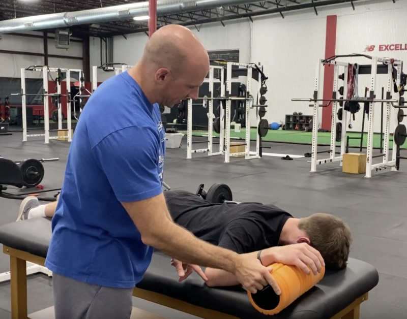 End Range Internal Rotation Exercise of the Week: Prone External Rotation End-Range Lift-off to ...